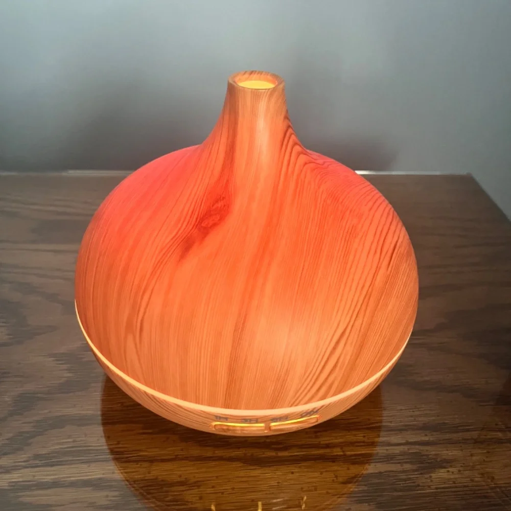 Teardrop Wooden Diffuser with 2 Essential Oils